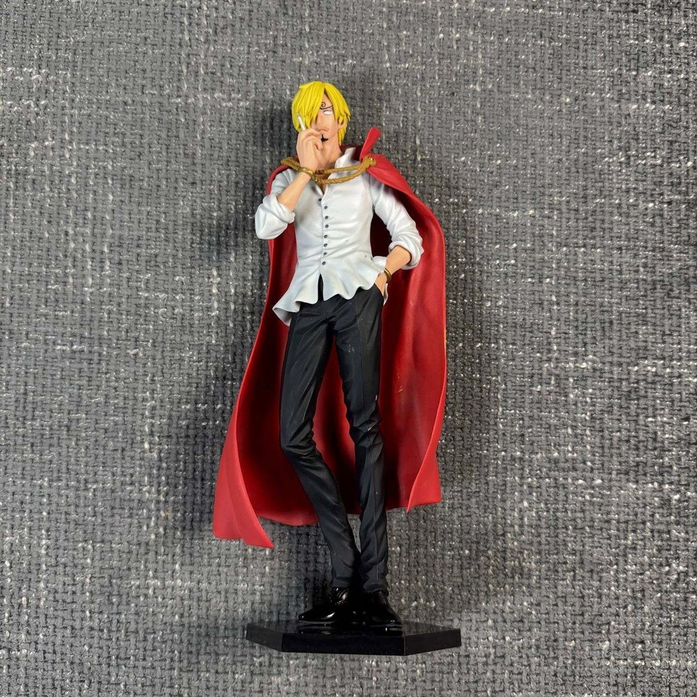 Banpresto One Piece Sanji Figure Unisex 6.5in Red Cape Whole Cake Island
